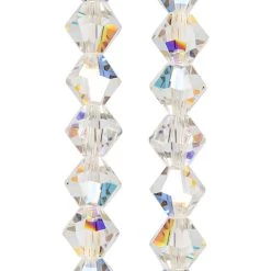 Budget 🎉 12 Pack: Preciosa Glass Crystal Bicone Beads, 6mm by Bead Landing™ 😉