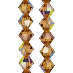 Hot Sale 😀 12 Pack: Preciosa Glass Crystal Bicone Beads, 6mm by Bead Landing™ 🛒