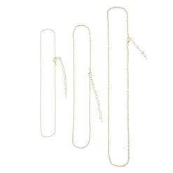 New 😉 14K Gold Plated Cable Necklace Set by Bead Landing™ 🔥 -Deals Bead Landing Store 10696612 2