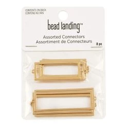 Discount ๐งจ 12 Packs: 8 ct. (96 total) Assorted Rectangle Connectors by Bead Landing™ ๐