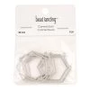 Budget 🌟 12 Packs: 8 ct. (96 total) Silver Hexagon Connectors by Bead Landing™ ✨ -Deals Bead Landing Store 10697290 1 1