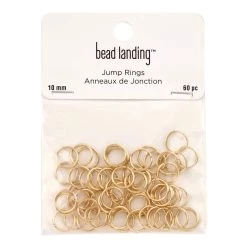 Deals 😍 12 Packs: 60 ct. (720 total) 10mm Gold Jump Rings by Bead Landing™ 👏