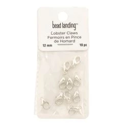 New 👍 12 Packs: 10 ct. (120 total) 12mm Lobster Claw Clasps by Bead Landing™ 🤩