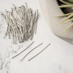 Flash Sale 👏 12 Packs: 100 ct. (1,200 total) 1" Stainless Steel Head Pins by Bead Landing™ 😉 -Deals Bead Landing Store 10697696 3 1