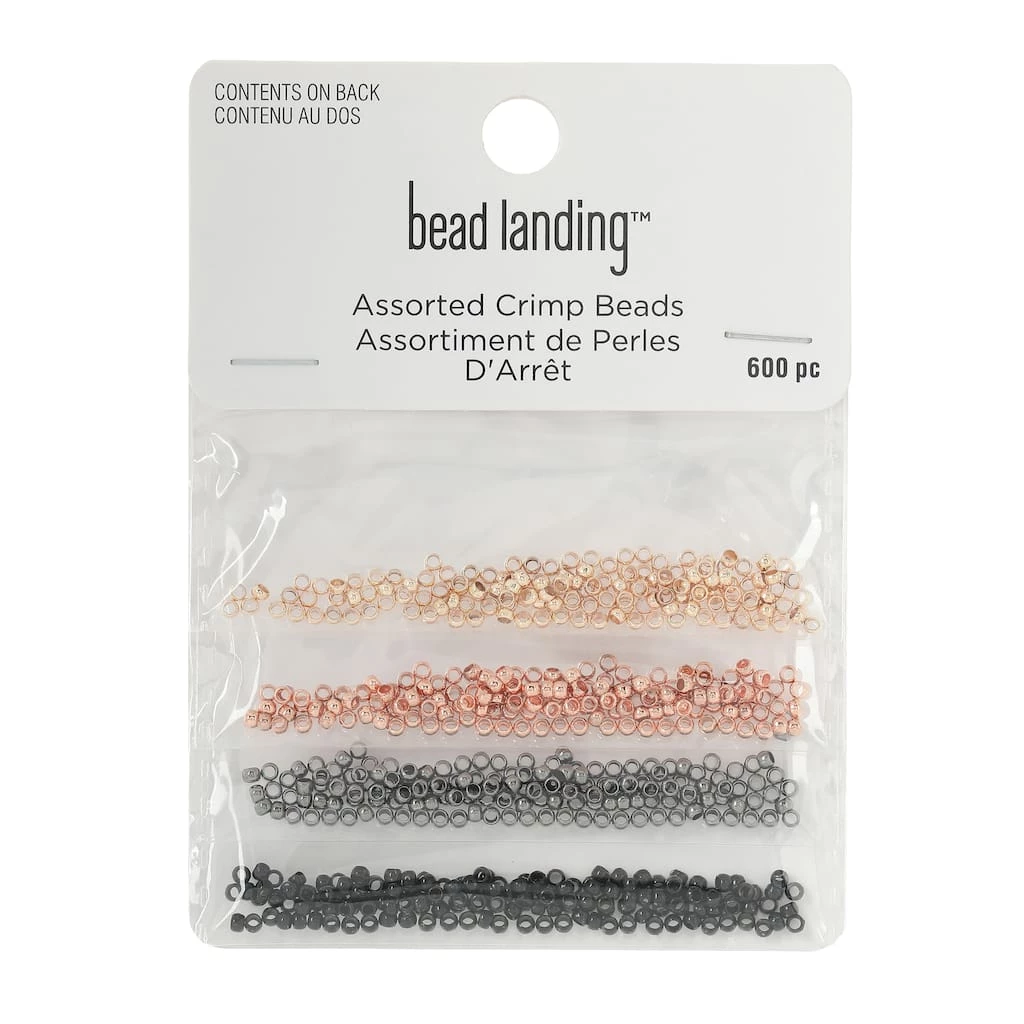 Best Sale ๐ 2mm Assorted Colors Metal Crimp Beads, 600ct. by Bead Landing™ ๐ 3 Best Sale ๐ 2mm Assorted Colors Metal Crimp Beads, 600ct. by Bead Landing™ ๐