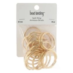 Best reviews of 🥰 12 Packs: 20 ct. (240 total) 32mm Split Rings by Bead Landing™ 🤩