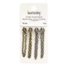 Brand new ✔️ 3" Silver & Brass Chain Extenders, 4ct. by Bead Landing™ ✨ -Deals Bead Landing Store 10698062 1