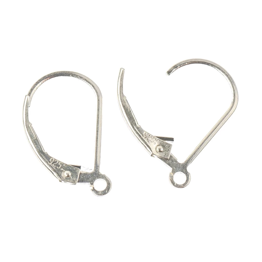 Wholesale 🥰 14mm Sterling Silver Lever Backs, 2ct. by Bead Landing™ ⌛ 4 Wholesale 🥰 14mm Sterling Silver Lever Backs, 2ct. by Bead Landing™ ⌛ - Image 2
