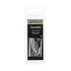 Budget 💯 1.5mm Sterling Silver Endcap Tubes, 2ct. by Bead Landing™ ⭐