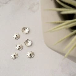 Cheap 😉 12 Packs: 6 ct. (72 total) 6mm Sterling Silver Flower Beadcap Findings by Bead Landing™ 😉 -Deals Bead Landing Store 10698297 3 1