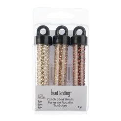 New ✨ Earth Metal Czech Seed Beads, 6/0 by Bead Landing® 🤩