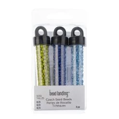 Best Sale 👏 Sea Greens Czech Seed Beads, 6/0 by Bead Landing® 😉