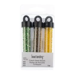 Flash Sale ⭐ Lemon Tree Czech Seed Beads, 6/0 by Bead Landing® 🛒