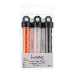 Discount 👏 Halloween Czech Seed Beads, 6/0 by Bead Landing® 👍