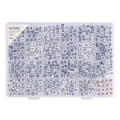 New 😉 Alphabet Square Beads, 7mm by Bead Landing™ ✔️