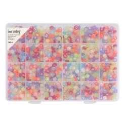 Budget 😀 Translucent Alphabet Round Beads, 7mm by Bead Landing™ 💯