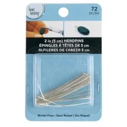 Flash Sale 🎉 12 Pack: Silver Head Pins, 2" by Bead Landing™ ⭐