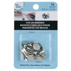 Top 10 💯 Bead Landing™ Earring Clip On, Rhodium 🔥