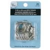 Wholesale 🔥 12 Packs: 28 ct. (336 total) Rhodium Split Rings, 24mm by Bead Landing™ 🎁 -Deals Bead Landing Store 443072