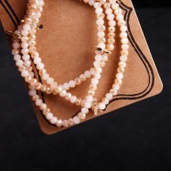 Outlet ⭐ Charmalong™ Blush Bead Bracelet By Bead Landing™ 🤩 -Deals Bead Landing Store 505684 1