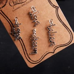 Deals ⌛ Charmalong™ Vertical Script Word Charms By Bead Landing™ 🔔 -Deals Bead Landing Store 505851 2