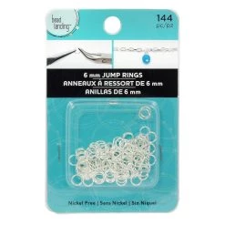 Brand new ✔️ 12 Pack: Jump Rings by Bead Landing™, 6mm 🥰