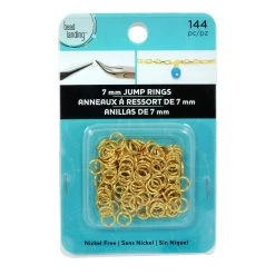 Discount 🎁 12 Pack: Gold Finish Jump Rings by Bead Landing™ 🥰