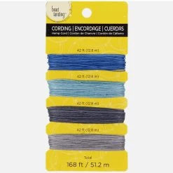 Best deal ✔️ 12 Packs: 4 ct. (48 total) 10lb. Natural Hemp Cord by Bead Landing™ 🛒