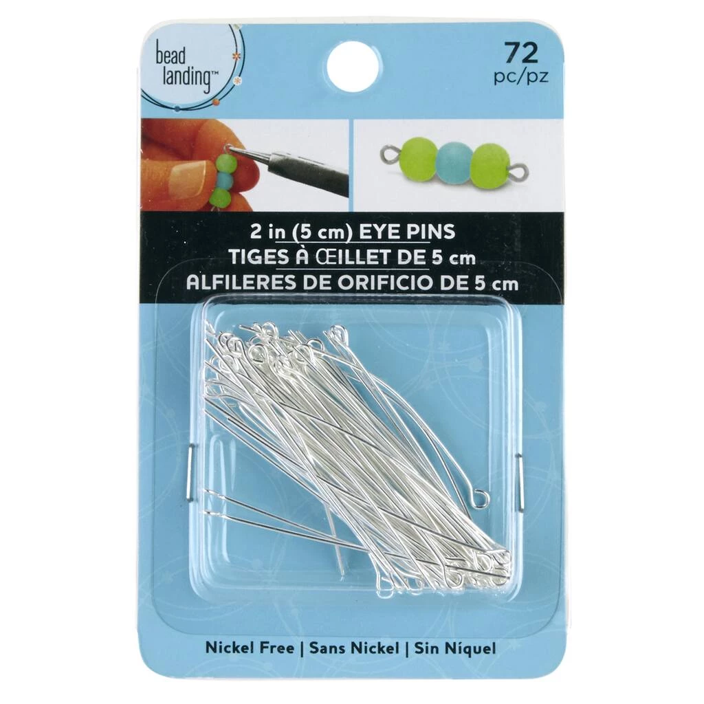 Wholesale 🥰 12 Packs: 72 ct. (864 total) 2" Eye Pins by Bead Landing™ 🤩 4 Wholesale 🥰 12 Packs: 72 ct. (864 total) 2" Eye Pins by Bead Landing™ 🤩 - Image 2