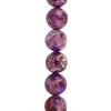 Budget 😀 12 Pack: Purple Dyed Imperial Jasper Round Beads by Bead Landing™ ✨ -Deals Bead Landing Store M20019488 1