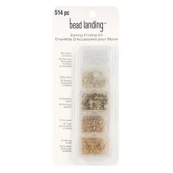 New 🛒 6 Pack: Earring Finding Kit by Bead Landing™ ❤️