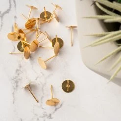 New 😀 12 Packs: 20 ct. (240 total) 8mm Earring Posts by Bead Landing™ 😉 -Deals Bead Landing Store M20022788 2