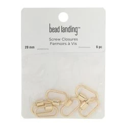 Discount ⭐ 12 Packs: 6 ct. (72 total) 20mm Carabiner Screw Closures by Bead Landing™ ⌛