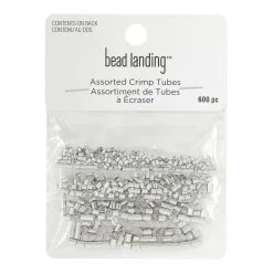 Discount 😉 12 Packs: 600 ct. (7,200 total) Assorted Metal Crimp Tubes by Bead Landing™ 👏