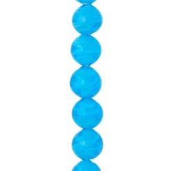 Brand new 🥰 12 Pack: Aqua Glass Round Beads, 14mm by Bead Landing™ ⭐