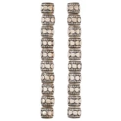 Cheap 👏 12 Pack: Sterling Silver Plated Tube Beads, 7mm by Bead Landing™ ❤️ -Deals Bead Landing Store MP172725 30