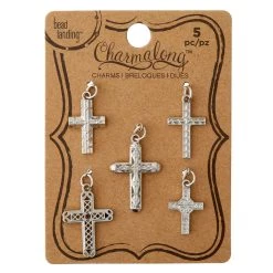 Budget ✔️ 12 Packs: 5 ct. (60 total) Assorted Metal Cross Charms by Bead Landing™ 🔔 -Deals Bead Landing Store MP189122 30
