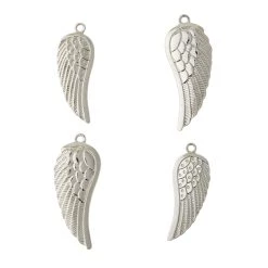 Discount ๐ 12 Packs: 4 ct. (48 total) Assorted Metal Wing Charms by Bead Landing™ โค๏ธ