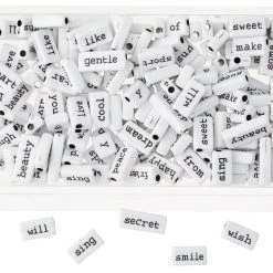 Best Pirce ⭐ 12 Pack: Word Crafting Beads by Bead Landing™ 😀 -Deals Bead Landing Store MP213425 30