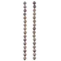 Best Pirce 🥰 12 Pack: Antique Silver Carved Bicone Beads, 7mm by Bead Landing™ 🧨 -Deals Bead Landing Store MP216961 30