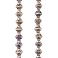 Best Pirce 🥰 12 Pack: Antique Silver Carved Bicone Beads, 7mm by Bead Landing™ 🧨