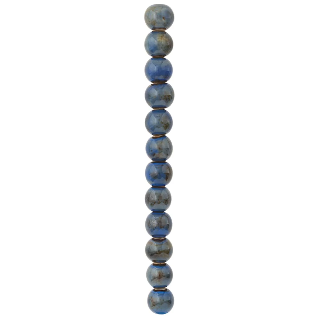 Budget ๐งจ 12 Pack: Aqua Ceramic Round Beads, 14mm by Bead Landing™ ๐ฅฐ 6 Budget ๐งจ 12 Pack: Aqua Ceramic Round Beads, 14mm by Bead Landing™ ๐ฅฐ - Image 4