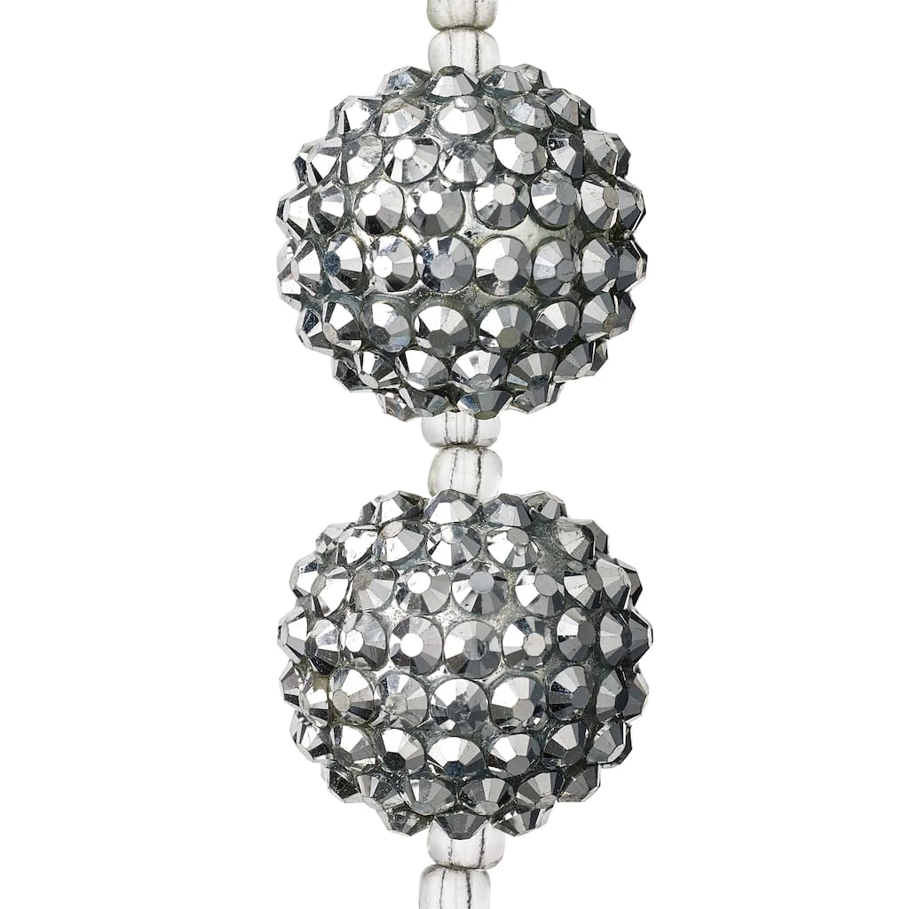 Coupon 🛒 12 Pack: Silver Acrylic Faceted Round Beads, 20mm by Bead Landing™ ❤️ 3 Coupon 🛒 12 Pack: Silver Acrylic Faceted Round Beads, 20mm by Bead Landing™ ❤️
