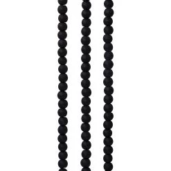 Cheapest ⭐ 12 Pack: Matte Black Glass Round Beads, 4mm by Bead Landing™ 🌟