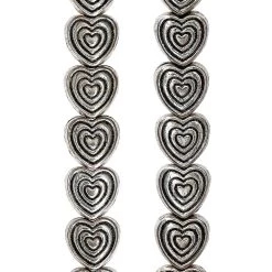 Best reviews of ⌛ 12 Pack: Silver Plated Carved Heart Beads, 6mm by Bead Landing™ 🎁
