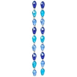 Budget 🥰 12 Pack: Teardrop Faceted Glass Beads, Aqua by Bead Landing™ 🎉 -Deals Bead Landing Store MP265296 30