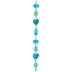 Budget ❤️ 12 Pack: Aqua Heart & Flower Lampwork Glass Beads by Bead Landing™ ✔️ -Deals Bead Landing Store MP290532 30