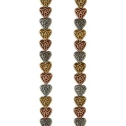 Best reviews of โค๏ธ 12 Pack: Multicolor Plated Metal Heart Beads, 7mm by Bead Landing™ ๐