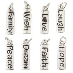 Best Pirce 🛒 12 Packs: 8 ct. (96 total) Word Tag Charms by Bead Landing™ 💯