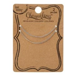 Best reviews of 😉 12 Packs: 2 ct. (24 total) Rhodium Necklace by Bead Landing™ 🎉